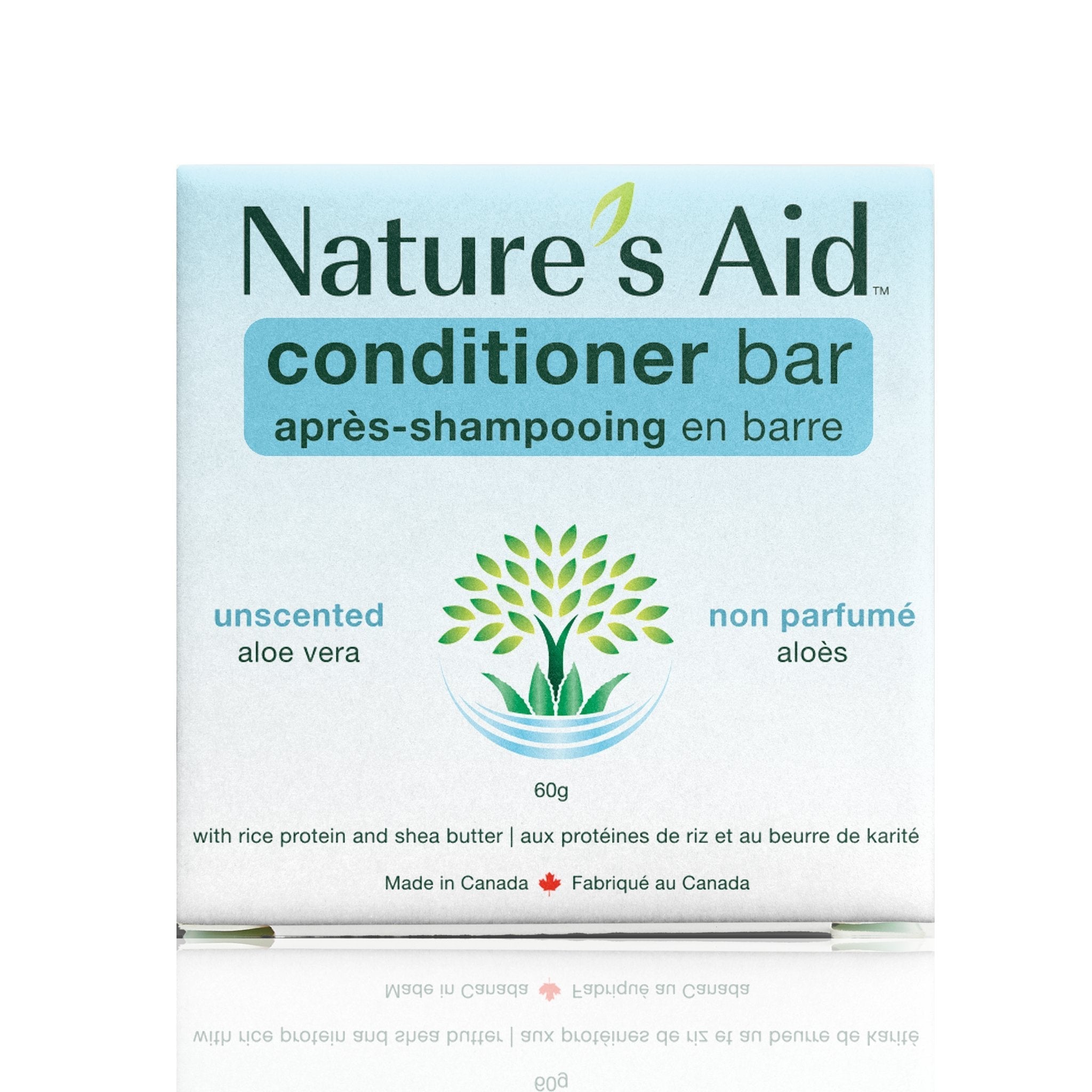 Shampoo & Conditioner Bar + Bamboo Soap Dish - Nature's Aid, bamboo, bar soap