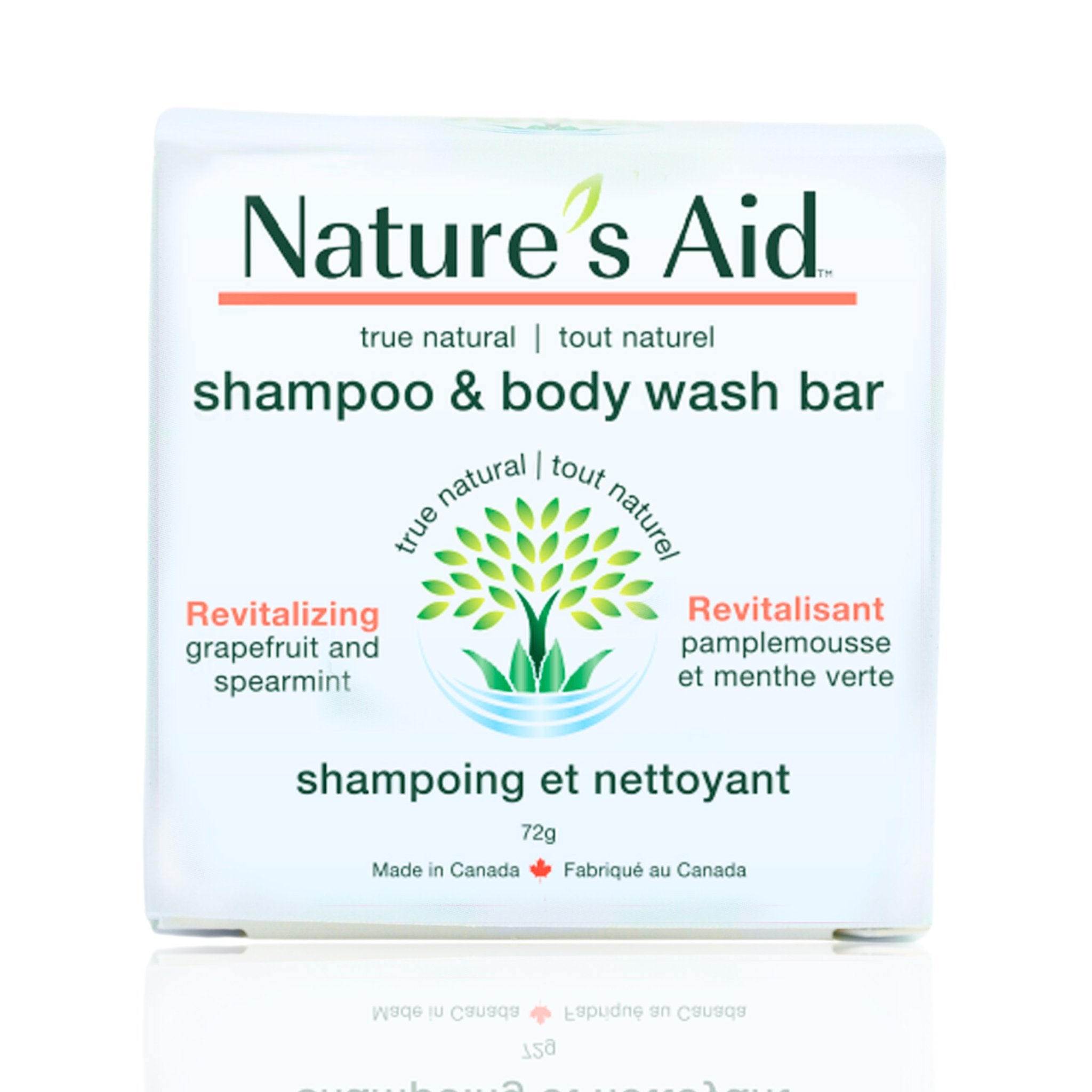 2in1 Shampoo and Wash | 72g Solid Bars - Nature's Aid, ecofriendly, natural ingredients