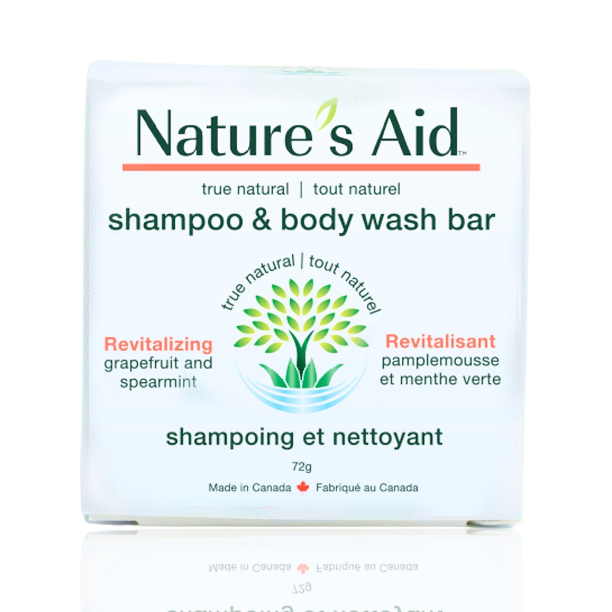 2in1 Shampoo and Wash | 72g Solid Bars | Cases - Nature's Aid, B2B, CASE