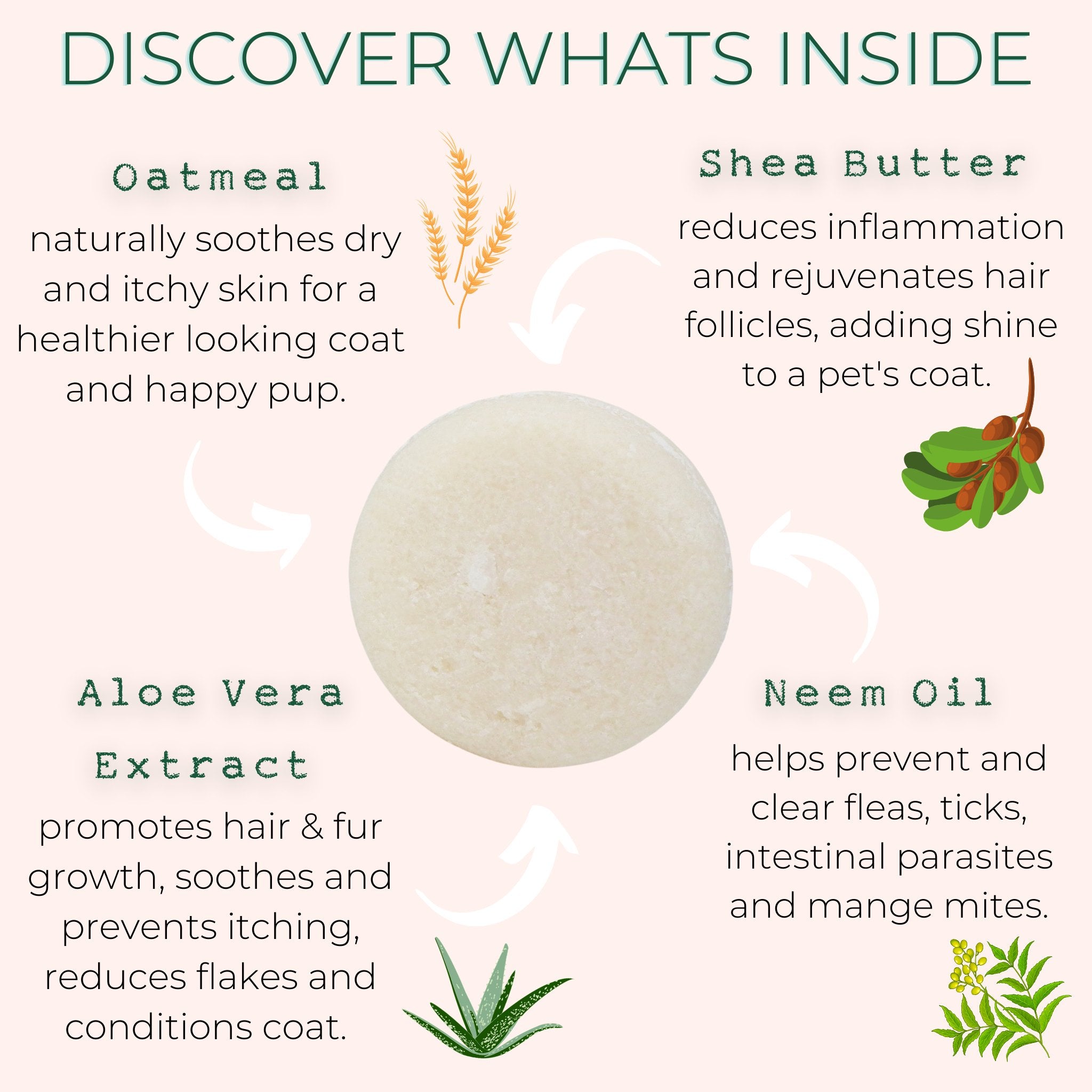 Pet Shampoo Bars - Nature's Aid, dogs, Eco-friendly