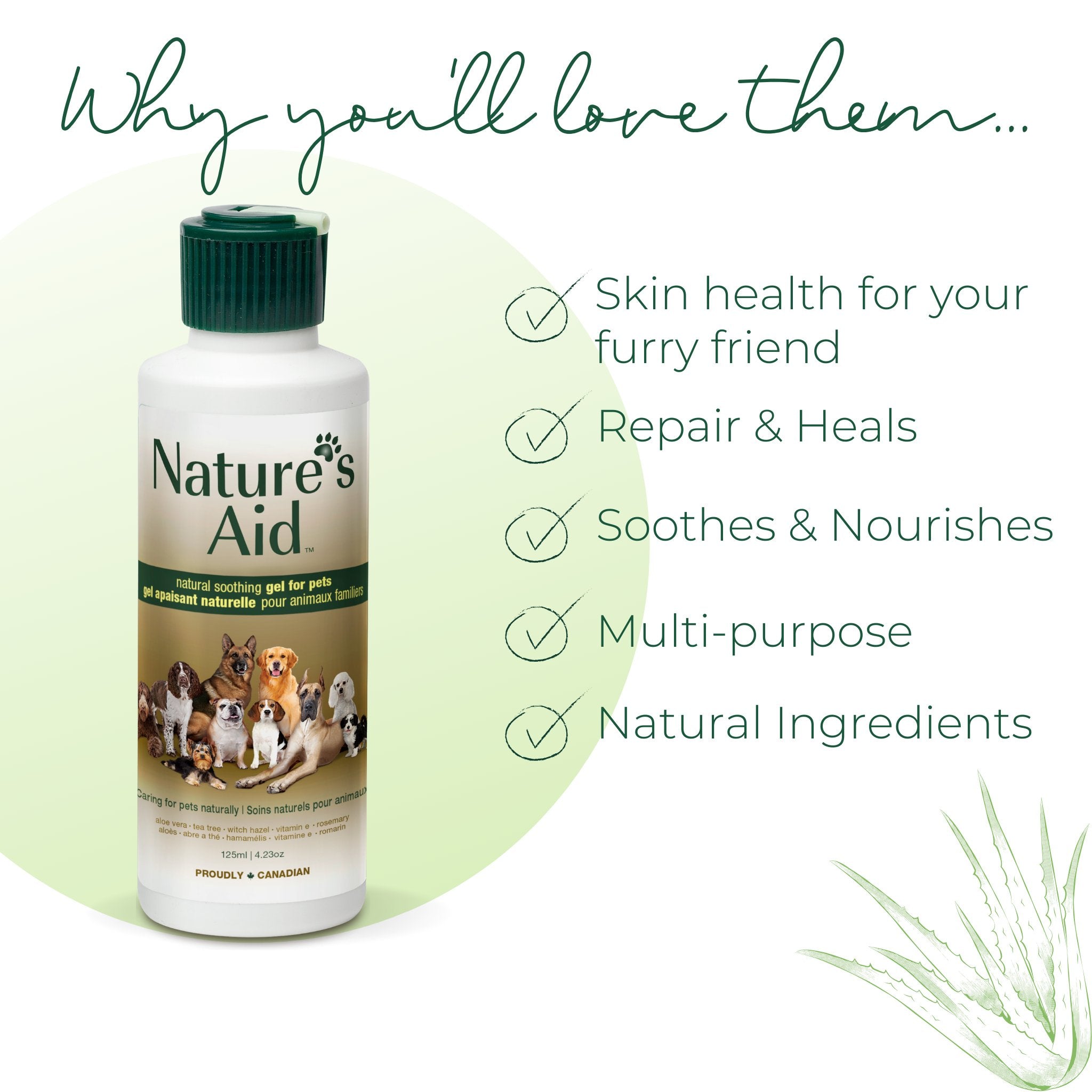 Pet | Soothing Gel - Nature's Aid, orderform, pet care