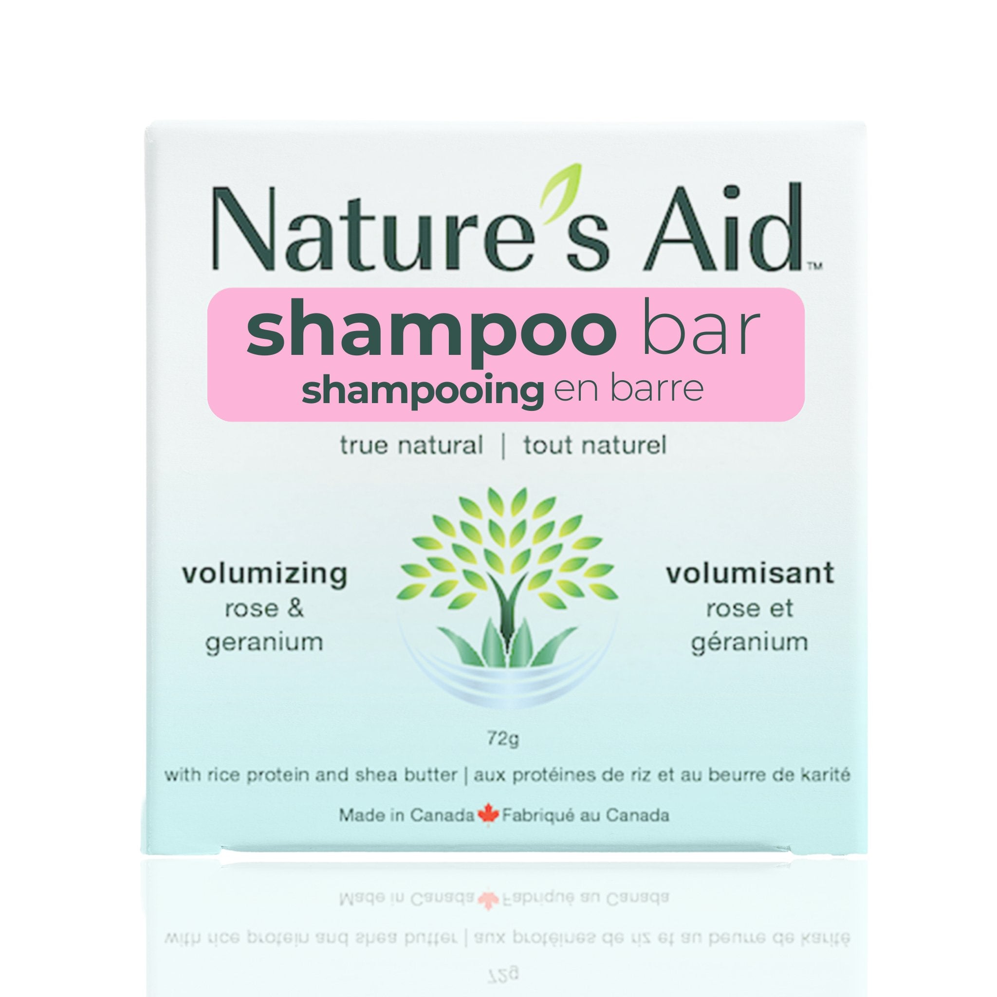 Shampoo | 72g Solid Bars - Nature's Aid, cedarwood, ecofriendly