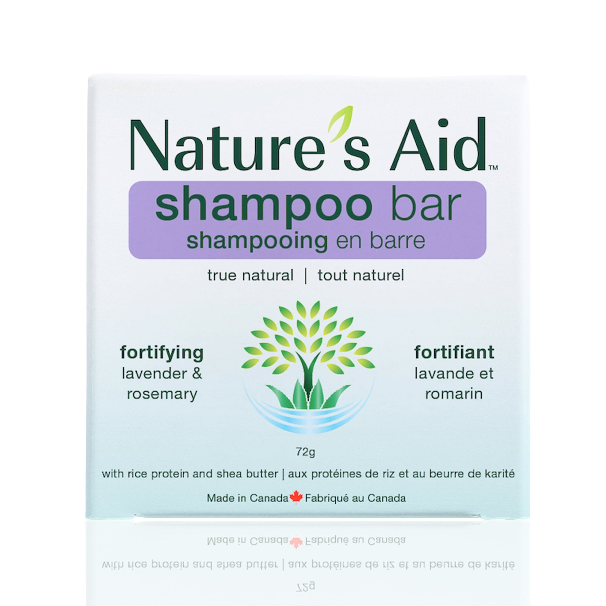 Shampoo | 72g Solid Bars - Nature's Aid, cedarwood, ecofriendly