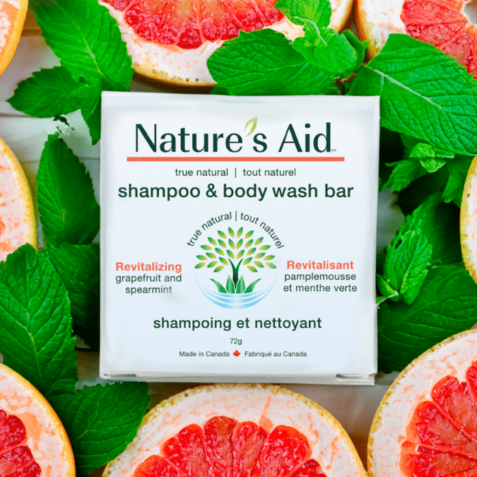 2in1 Shampoo and Wash | 72g Solid Bars - Nature's Aid, ecofriendly, natural ingredients