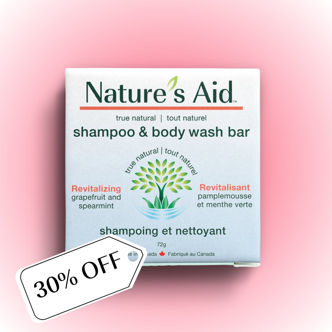 2in1 Shampoo and Wash | 72g Solid Bars - Nature's Aid, ecofriendly, natural ingredients