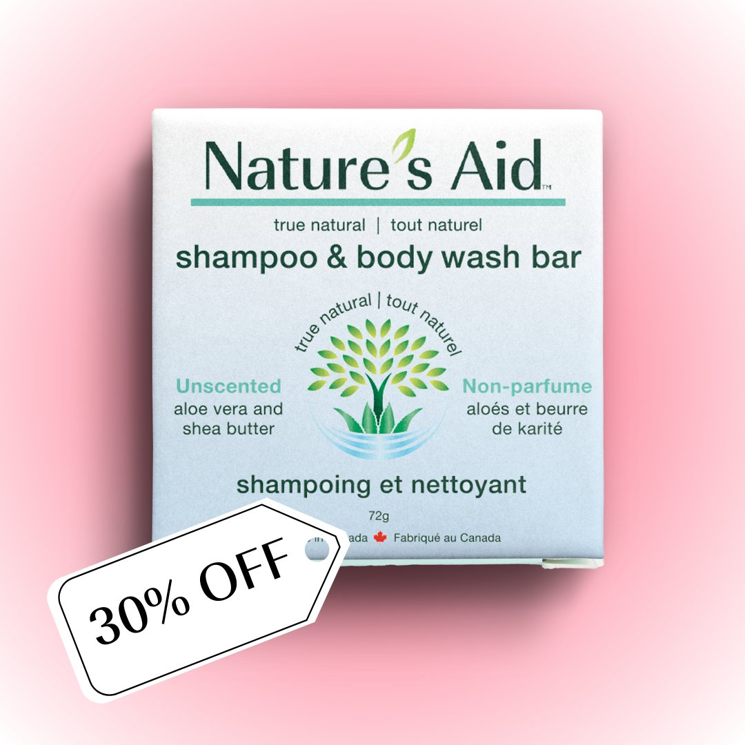 2in1 Shampoo and Wash | 72g Solid Bars - Nature's Aid, ecofriendly, natural ingredients