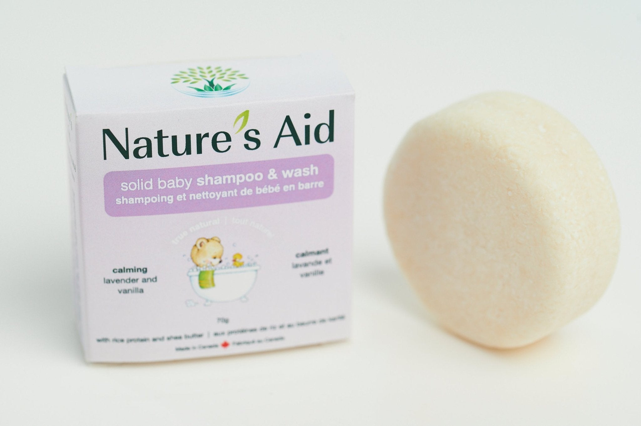 Baby Shampoo & Wash | Solid - Nature's Aid, lavender, orderform