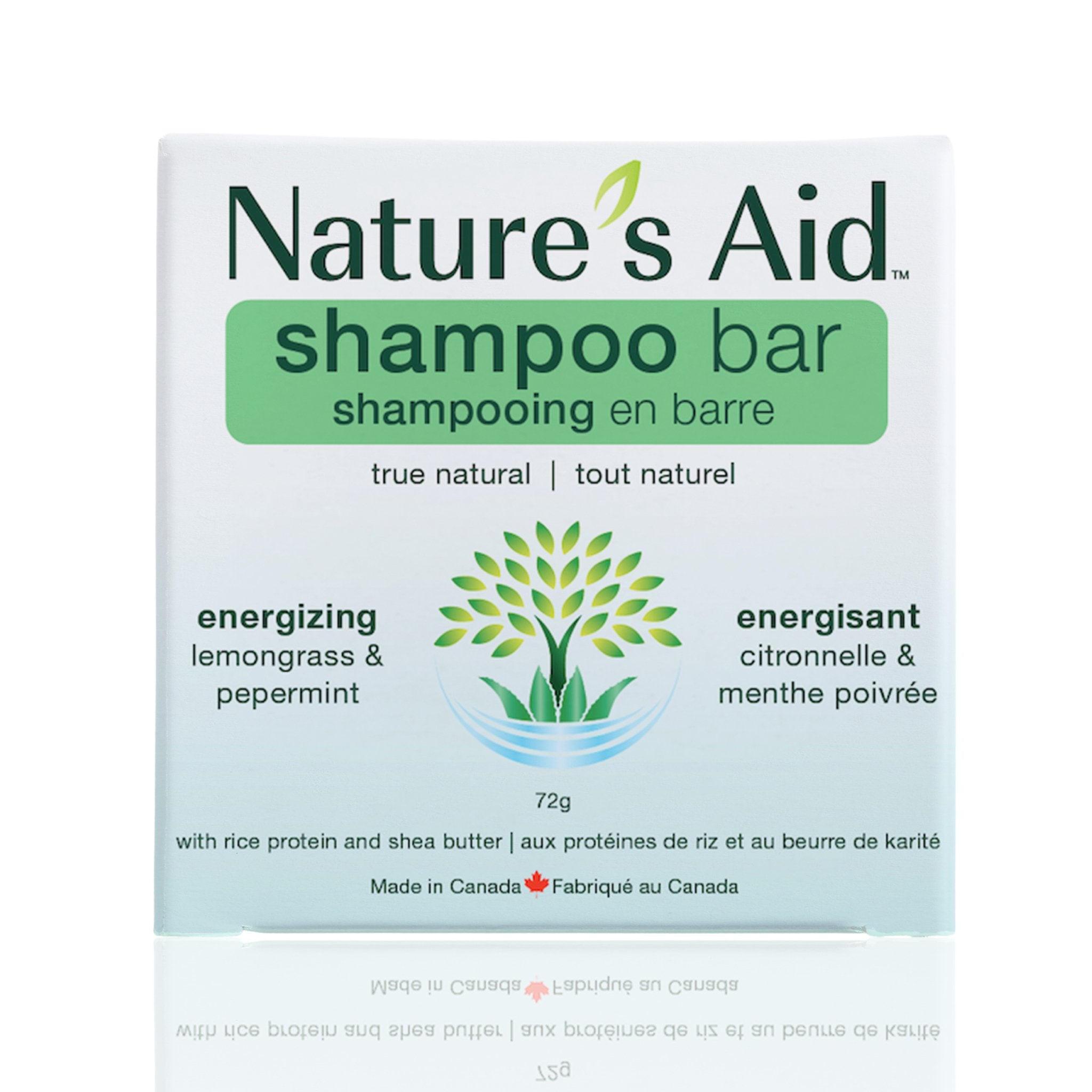 Shampoo | 72g Solid Bars - Nature's Aid, cedarwood, ecofriendly