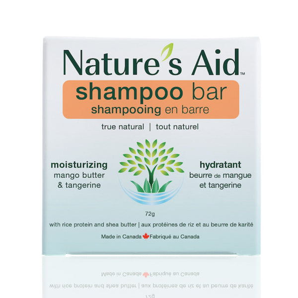 Shampoo | 72g Solid Bars - Nature's Aid, cedarwood, ecofriendly