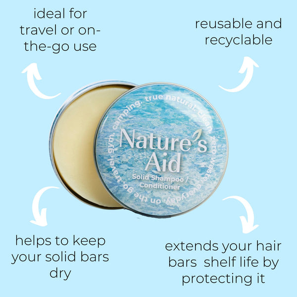 Tin Dish | Ocean Blue - Nature's Aid, ,